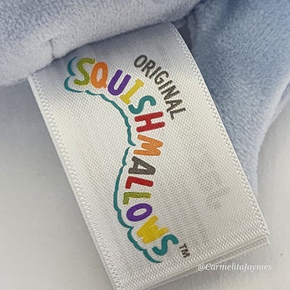 SAMIR 🐳5" Blue Whale w Sailor Captain Hat Original Squishmallow By Kellytoy NWT - Picture 7 of 8